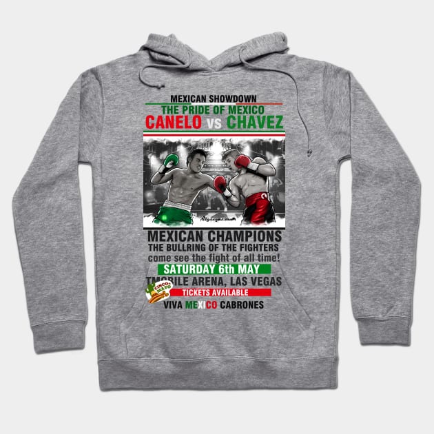 Canelo vs Chavez Jr Hoodie by akyanyme